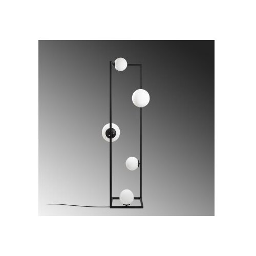Opviq Podna Lampa Corner 13775, 35 x 35 x 157 cm, 5 S (2xE27 i 3xE14), 250 cm Kabel, Crna Slike