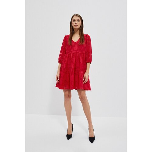 Moodo WOMEN'S DRESS L-SU-4021 STRAWBERRY Cene