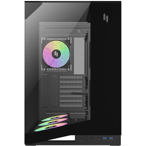  GameMax NEX C56 VC BK computer case Midi Tower Black Cene