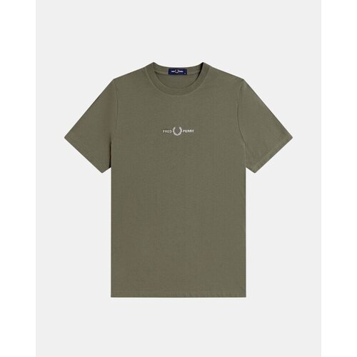 Fred Perry Majice s kratkimi rokavi M4580 Zelena Slike