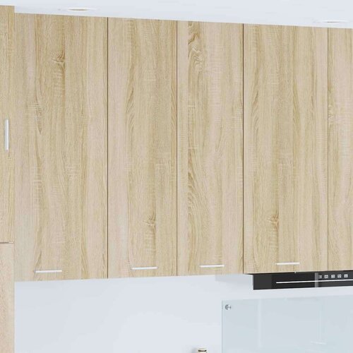 vidaXL Viseča omarica s polico Riga Sonoma hrast 60 x 31 x 100 cm Cene