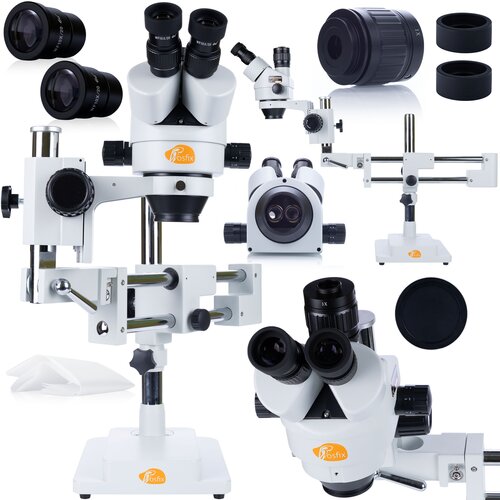 Rosfix TRINOKULARNI STEREO MIKROSKOP JUPITER PRO 7X-45X S 360&deg; GLAVO, VELIKA DELOVNA RAZDALJA, IDEALEN ZA ELEKTRONIKO IN NAKIT, (21683653) Cene