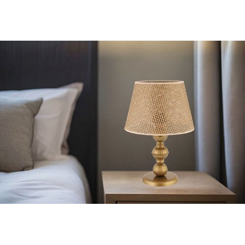 Opviq Stona lampa 300 Hazeran, 60 W, 45 cm, Krem Cene