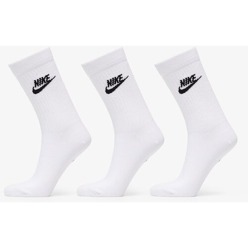 Nike Sportswear Everyday Essential Crew Socks 3-Pack White/ Black Slike