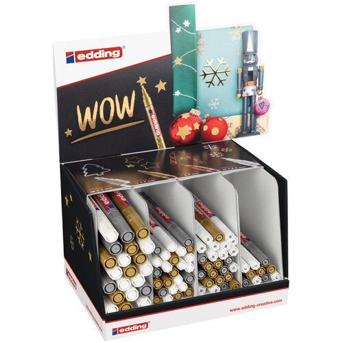  STALAK PUNI S MARKERIMA PERMANENTNIM SJAJNIM LAKIRAJUĆIM PK81 XMAS EDDING Slike
