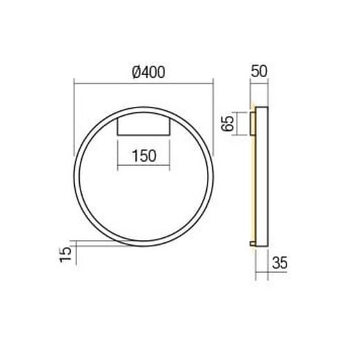  Redo 01-2819 - LED prigu&amp;scaron;iva zidna lampa FEBE LED/24W/230V crna Slike
