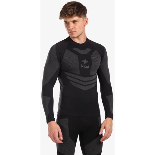Kilpi Men's thermal shirt NATHAN-M Black Slike