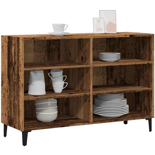 vidaXL Komoda boja starog drva 103,5 x 35 x 70 cm konstruirano drvo Cene