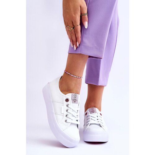 Kesi Womens Platform Sneakers Cross Jeans LL2R4040 White Cijene