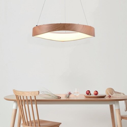  LED luster na sajli LED/25W/230V 3000K &amp;Oslash; 50 cm braon Slike
