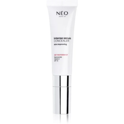 NEO MAKE UP Intense Serum Concealer korektor za područje oko očiju za sjaj i hidrataciju nijansa 02 Ivory 10 ml