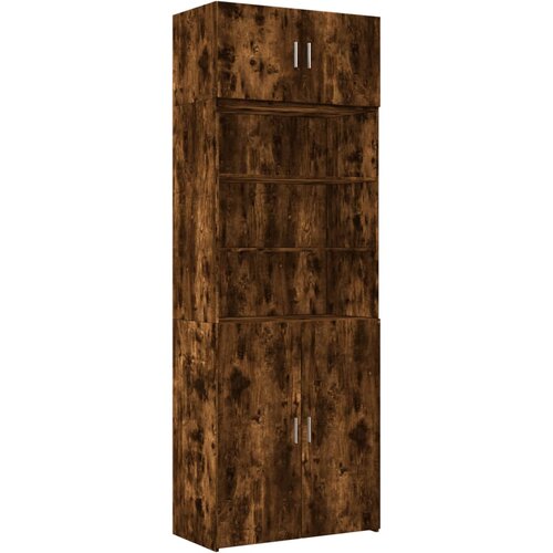 VidaXL Ormarić za pohranu boja hrasta 80x42,5x225 cm konstruirano drvo Slike