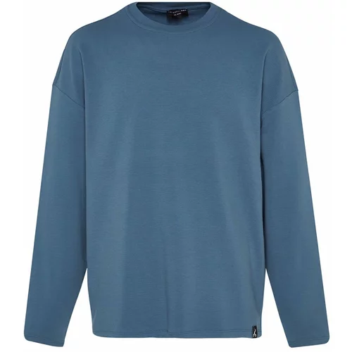 Trendyol Sweatshirt - Blue - Oversize