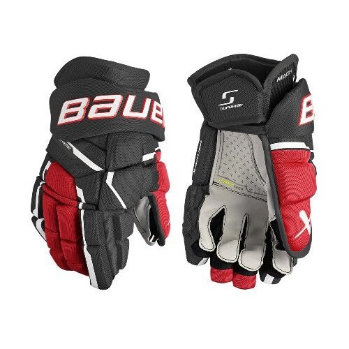 Bauer Hokejske rokavice Supreme Mach - Intermediate, črno-rdeče, vel.: 13.0, (20692252) Cene
