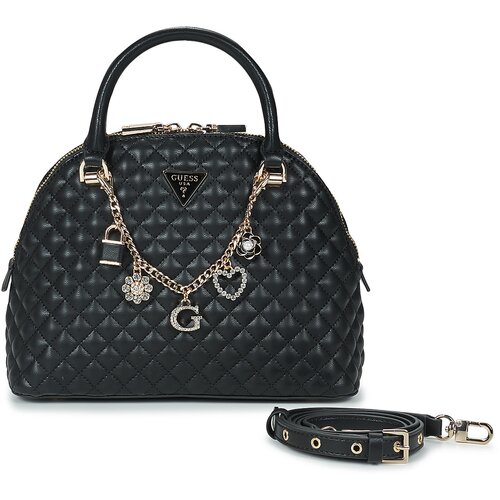 Guess Ročne torbice EVERLEE DOME SATCHEL Črna Slike
