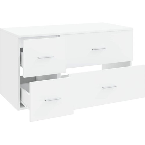 Set namje&amp;scaron;taja za kupaonicu 2 kom. Bijela Konstruirano drvo 62,5 x 44,5 x 50 cm Slike