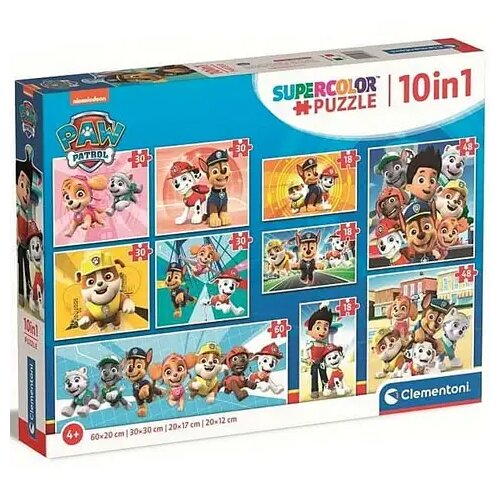Clementoni Supercolor sestavljanka 10 v 1 Tačke na patrulji - Cene
