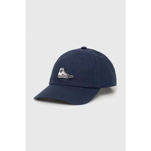 Converse Bombažna bejzbolska kapa mornarsko modra barva