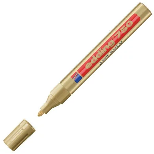 Edding marker z lakom EDE750053 E-750, 2-4 mm, zlat 10 KOS
