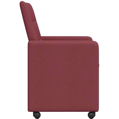 VidaXL Trpezarijske stolice 2 pcs boja crnog vina 58 x 65 x 94 cm Slike