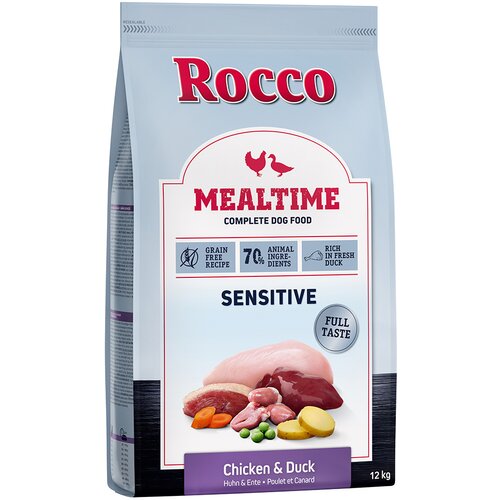 Rocco 10 % popusta na Mealtime suho pasjo hrano 12 kg! - Sensitive - piščanec & raca Cene