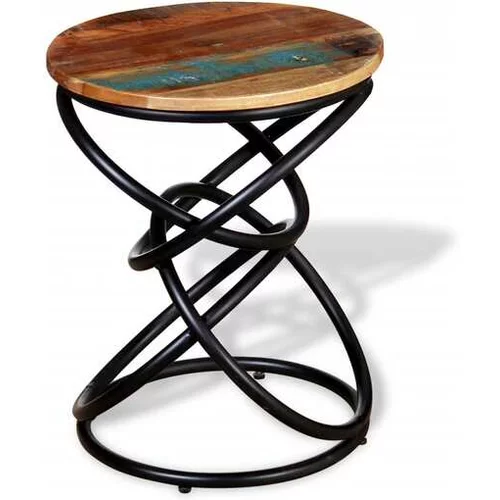  Odstavna mizica iz trdnega predelanega lesa