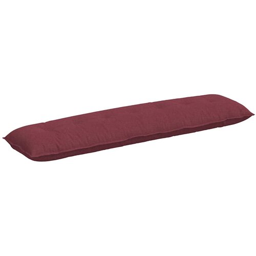 vidaXL Poglavni vzglavnik Vinorodna rdeča 200 x 19 x 50 cm blago, (5000278526) Cene