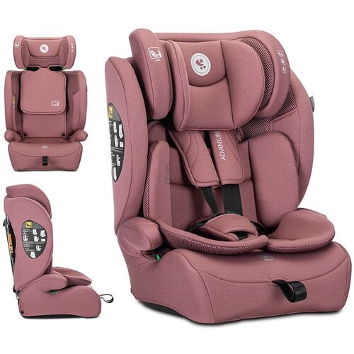 Lorelli auto sediste adventure i-size (76-150cm) - pink (yc13) ( 10071952605 ) Slike
