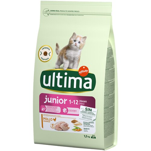 Affinity Ultima Ultima Cat Junior piletina - 3 x 1,5 kg Cene