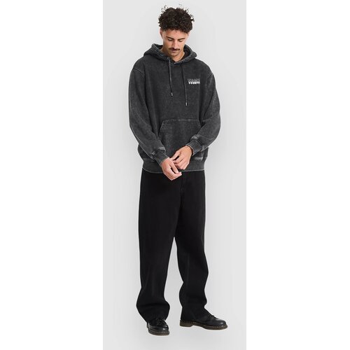 Volcom Noder Po Pulover s kapuco light acid black Slike