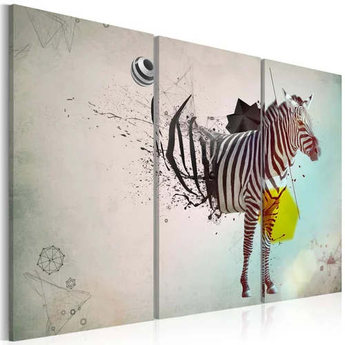  Slika - zebra - abstract 90x60