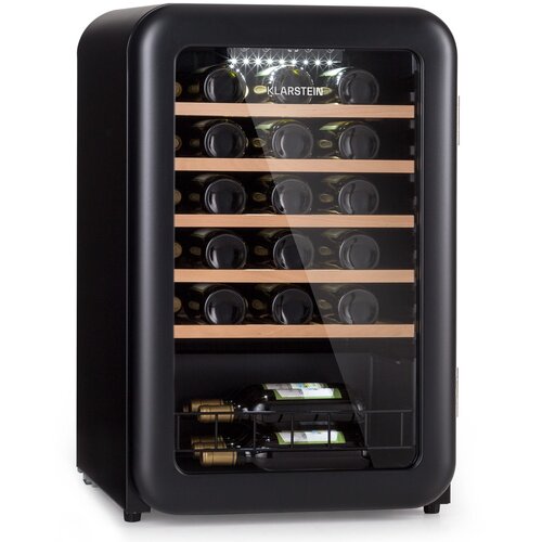 Klarstein Vinetage 49 Uno Vinoteka, 110 l/49 fl., 4-22 °C, Retro Cene