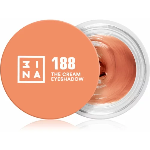 3INA The 24H Cream Eyeshadow kremasto senčilo za oči odtenek 188 Orange 3 ml