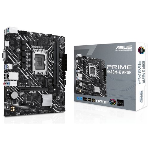 Asus MB PRIME H610M-K ARGBLGA1700, 2xDDR5, 1x M.2, 6xUSB1x VGA, 1x HDMI, mATX Cijene
