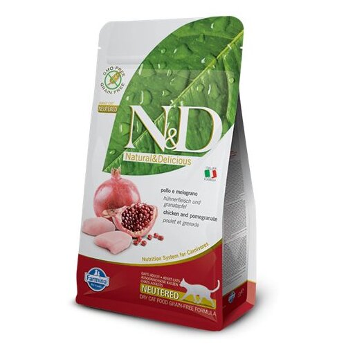 Farmina Cat Sterilized Grain Free pi&scaron;čanec in granatno jabolko 300 g Cene