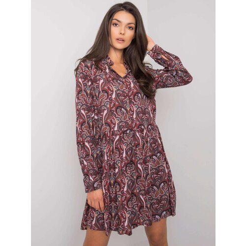 Fresh Made Dress-D73771M30227-dark brown Slike