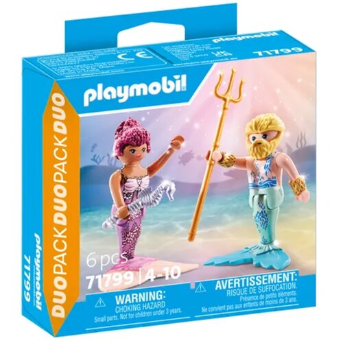 Playmobil 71799 - DUOPACK Meerjungfrau und Meermann - 1 k. Slike