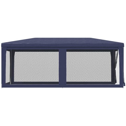  za zabave sa 6 mrežastih bočnih zidova plavi 3 x 6 m HDPE Slike