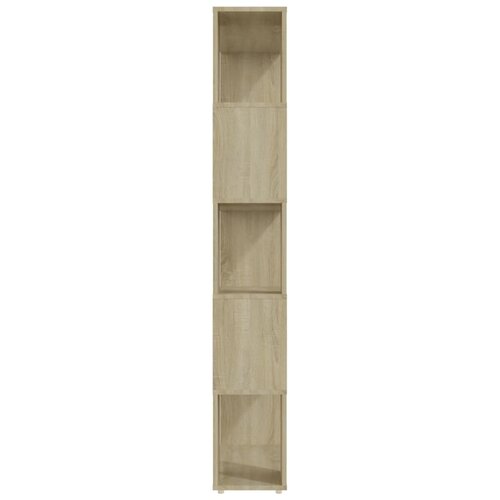  za knjige / pregrada boja hrasta 80x24x155 cm drveni Slike