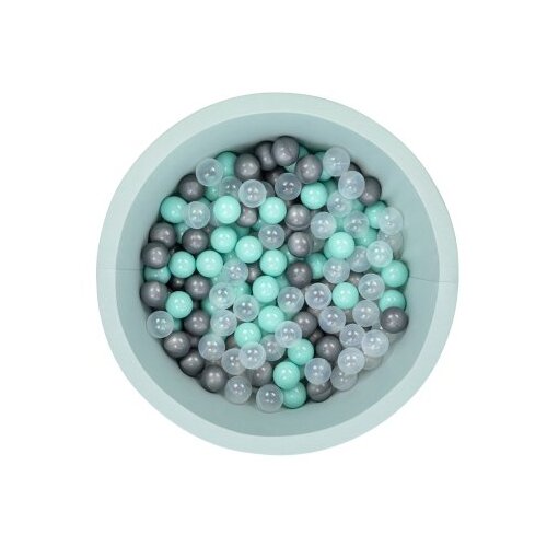 WALLXPERT bazen s lopticama, Bubble Pops v7, 85x85x30 cm, Mint Cene