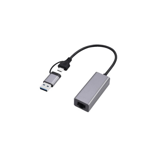USB-A Type-C to Ethernet LAN 2.5Gb GEMBIRD USB 3.1 + type-C Gigabit network adapter, space grey, A-USB3AC-LAN2G-01 Cijene