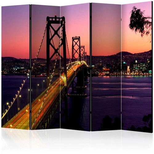  Paravan u 5 dijelova - Charming evening in San Francisco II [Room Dividers] 225x172 Slike