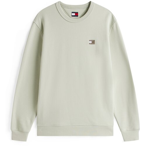 Tommy Jeans Sweater majica maslinasta / svijetlozelena / bijela Cijene