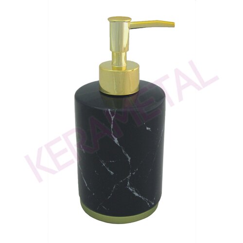 Kerametal Dozator sapuna KGBM-18 Black marble keramički Cene