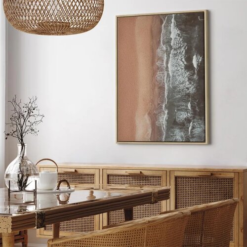  Slika - Shore Line (1 Part) Vertical 60x90 U prirodnom drvenom okviru Slike