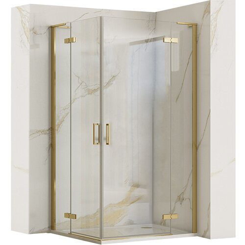 Rea Tuš kabina Hugo Gold Brush 100x80 Cijene