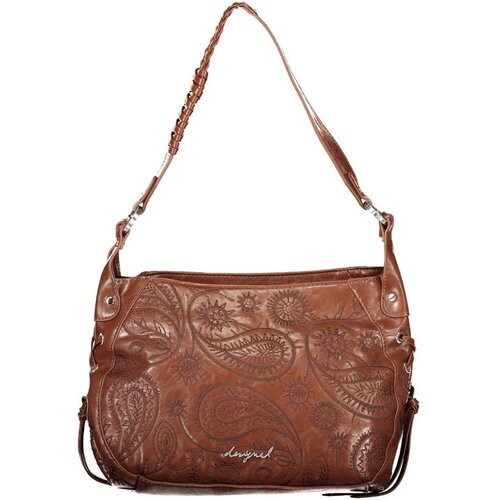 Desigual ženska torba za rame s vezom camel Slike