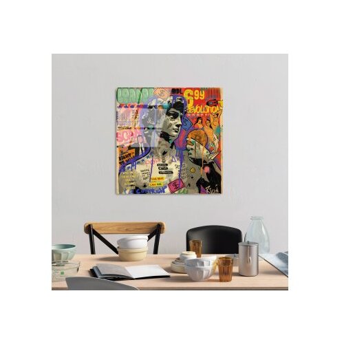 Wallxpert Slika od kaljenog stakla 50x50cm Slike
