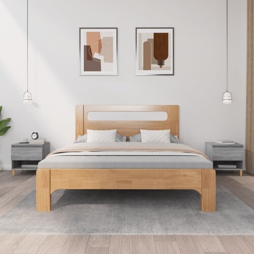 VidaXL Nočna omarica 2 kosa siva sonoma 50x46x50 cm inženirski les Slike