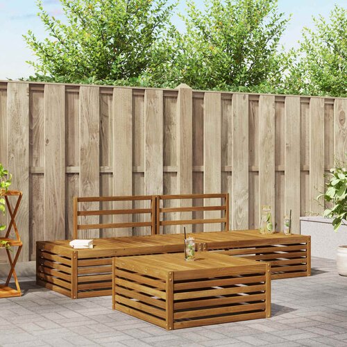  Set vanjskih sofa 3 Komad Prirodna Čvrsto drvo akacije Cene